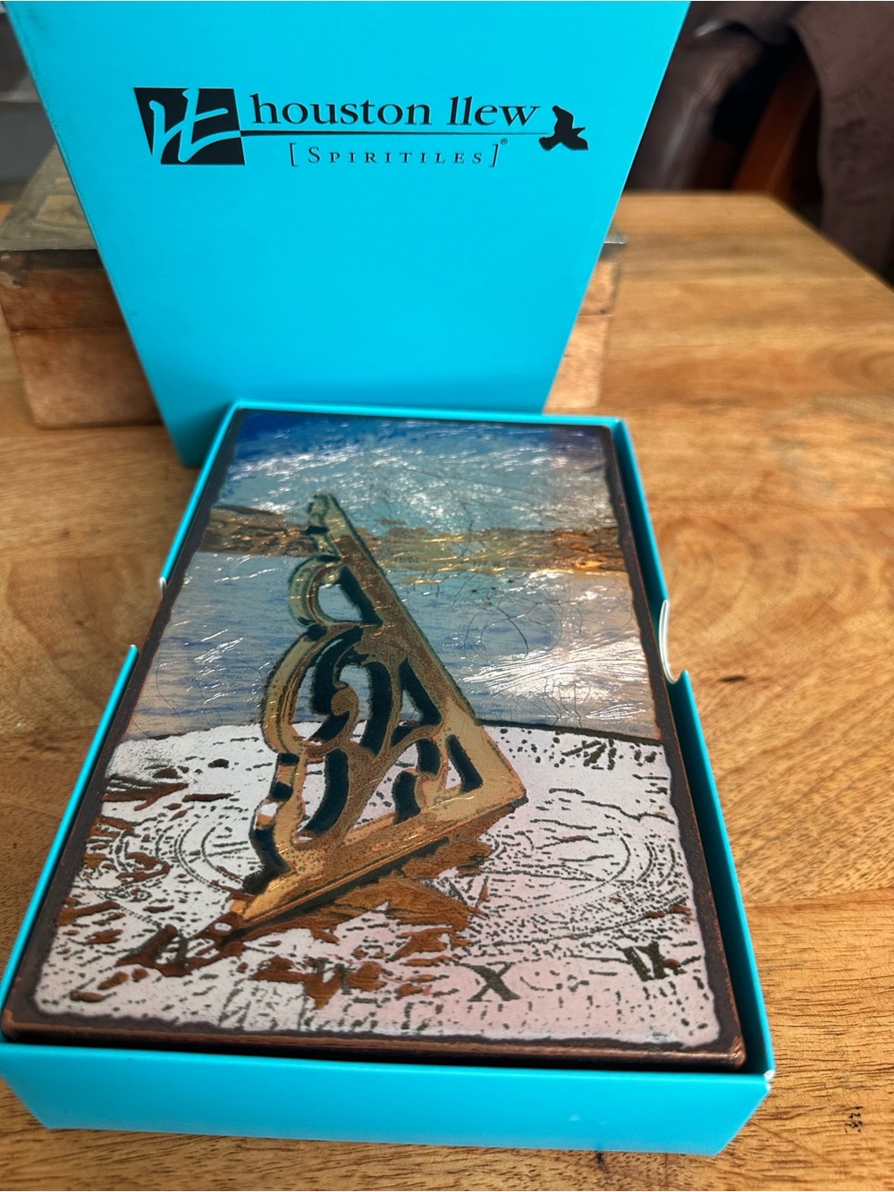 Houston Llew Spiritile: “Tardis” (retired tile)